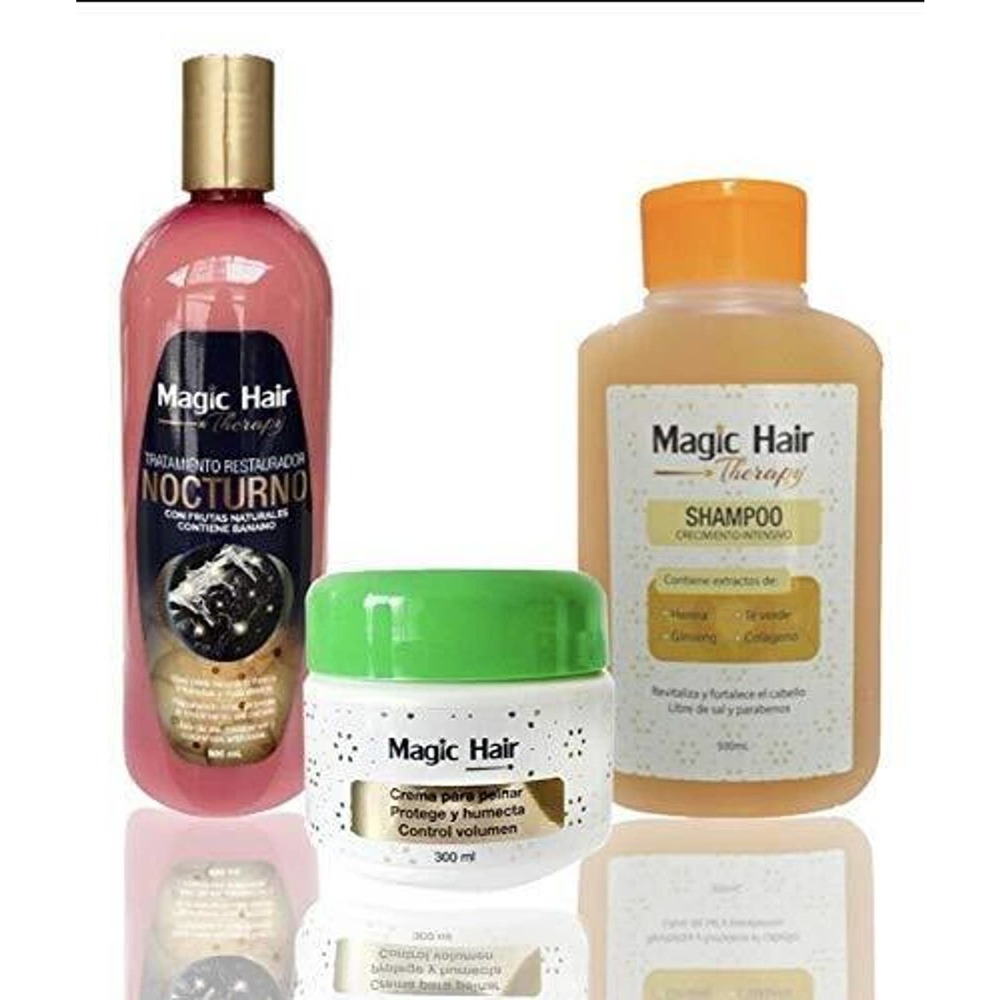 Magic Hair Therapy Nocturno, Shampoo Crecimiento Intensivo y Detox Capilar